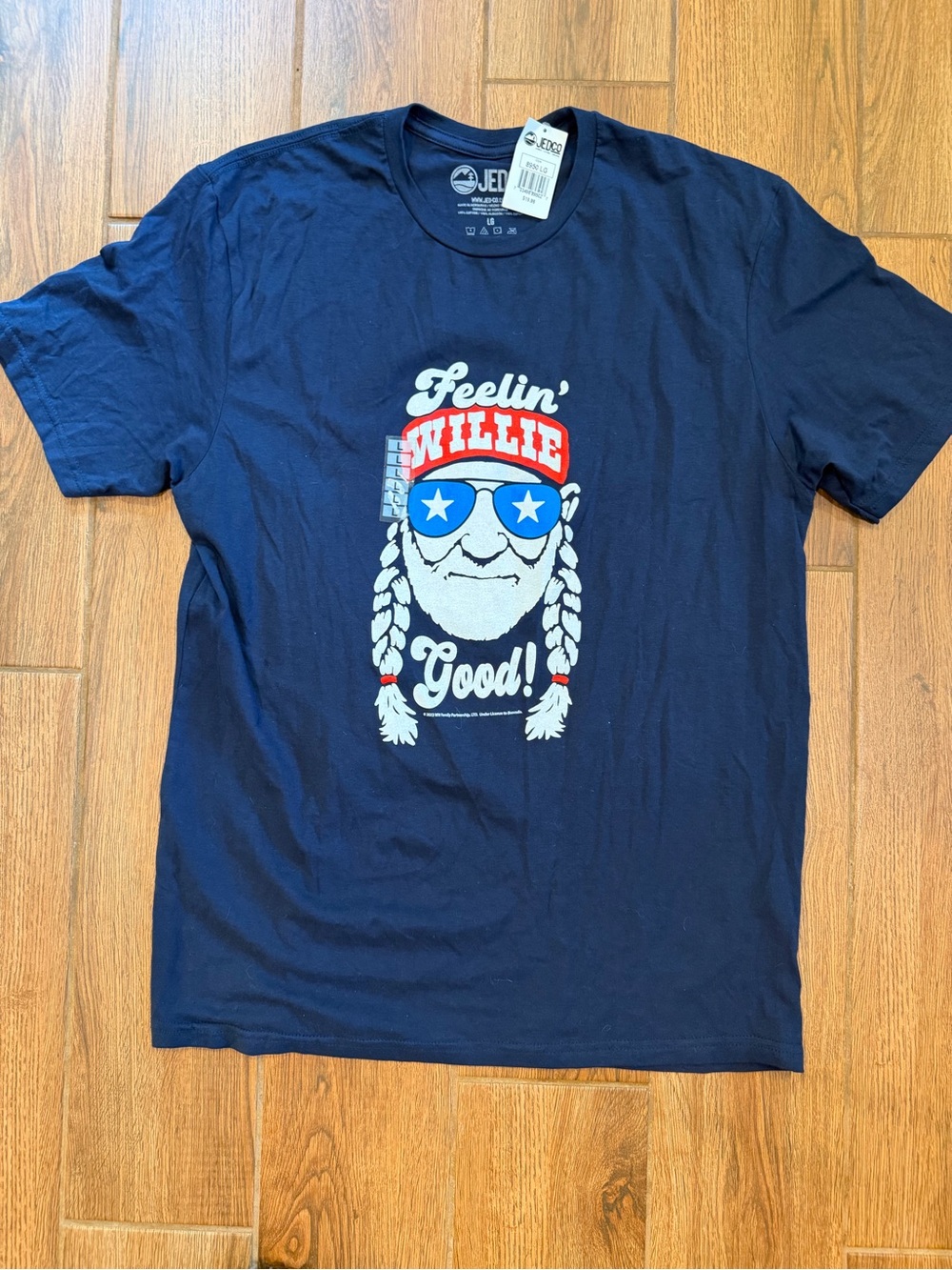 Feelin' Willie Good! Men’s Graphic Tee - Navy : large / nwt